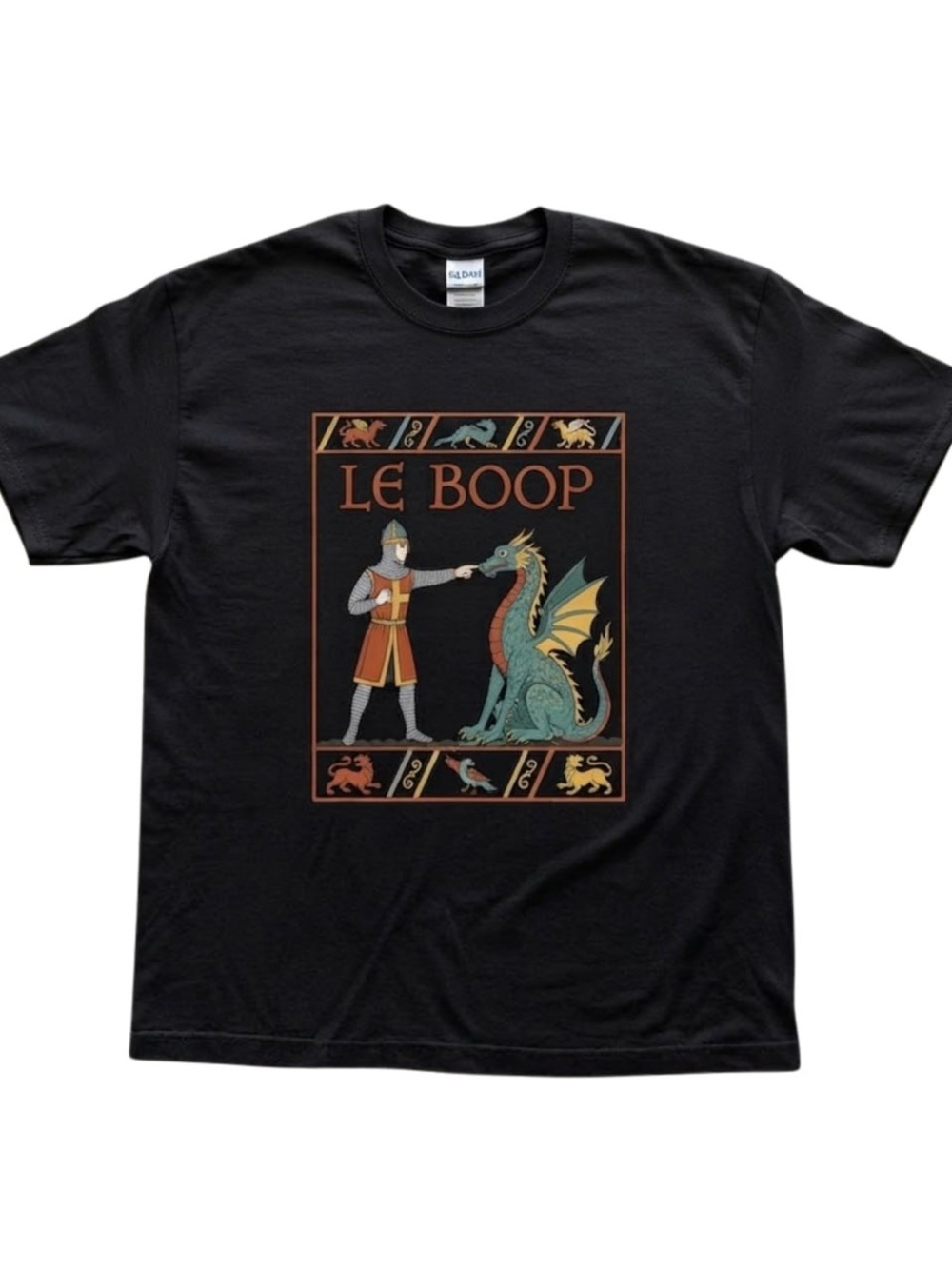 Le Boop Medieval Fantasy Humor T-shirt
